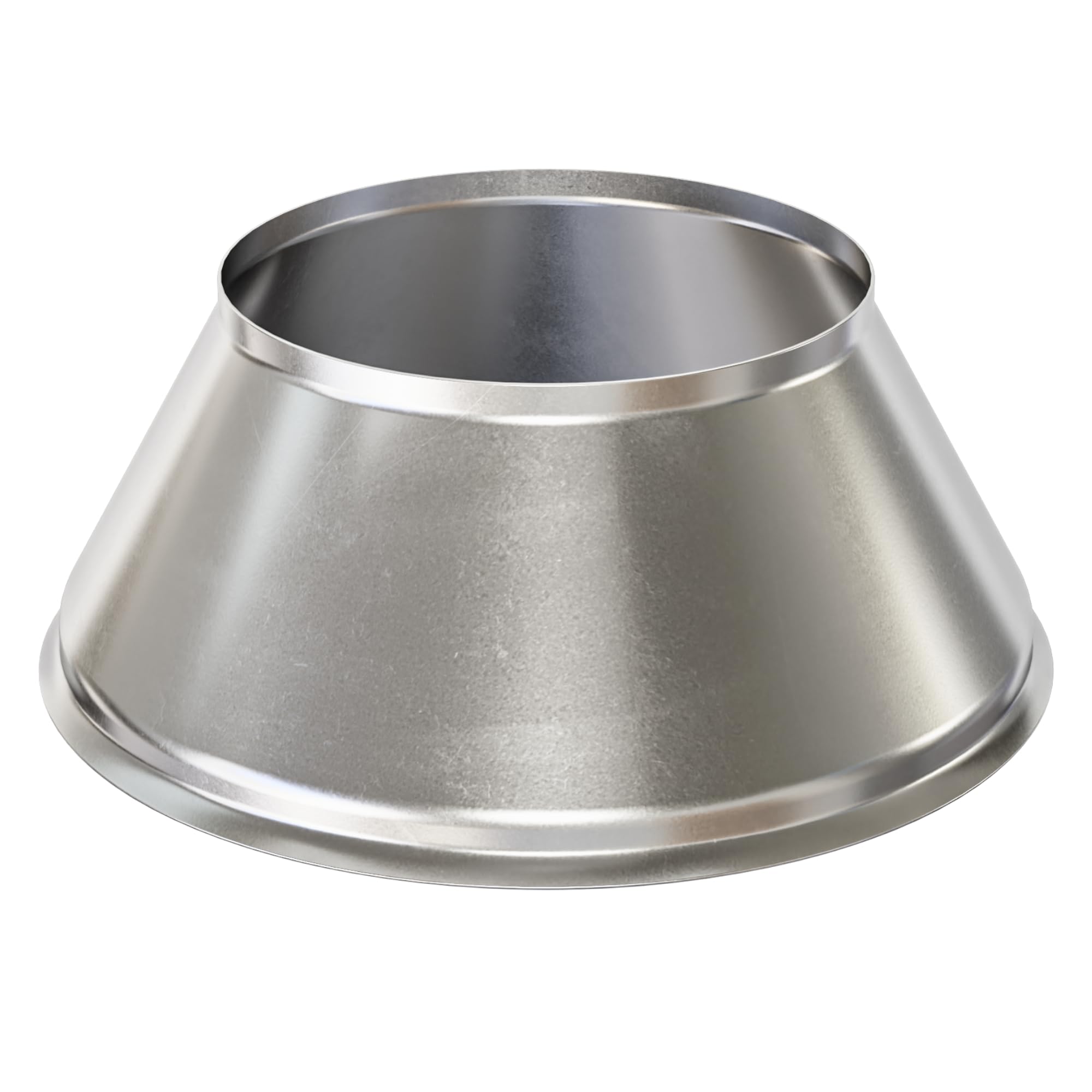 Fire Sprinkler Escutcheon Skirt, Standard 401 Style Escutcheon Pendant Skirt Chrome Plated, Works with Standard 401 Style Cup and Retrofit 2 Piece Cup, Fire Sprinkler Skirt