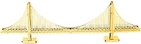 Vista 4 de Fascinations Modelo de corte láser 3D Metal Earth - Puente Golden Gate de San Francisco en oro - Edición de tierras raras