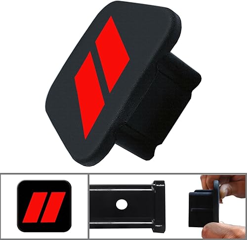 Miniatura 2 de Tapa de enchufe de tubo de enganche de remolque de 2 pulgadas, tapón de enganche de tubo receptor de goma compatible con accesorios de automóvil