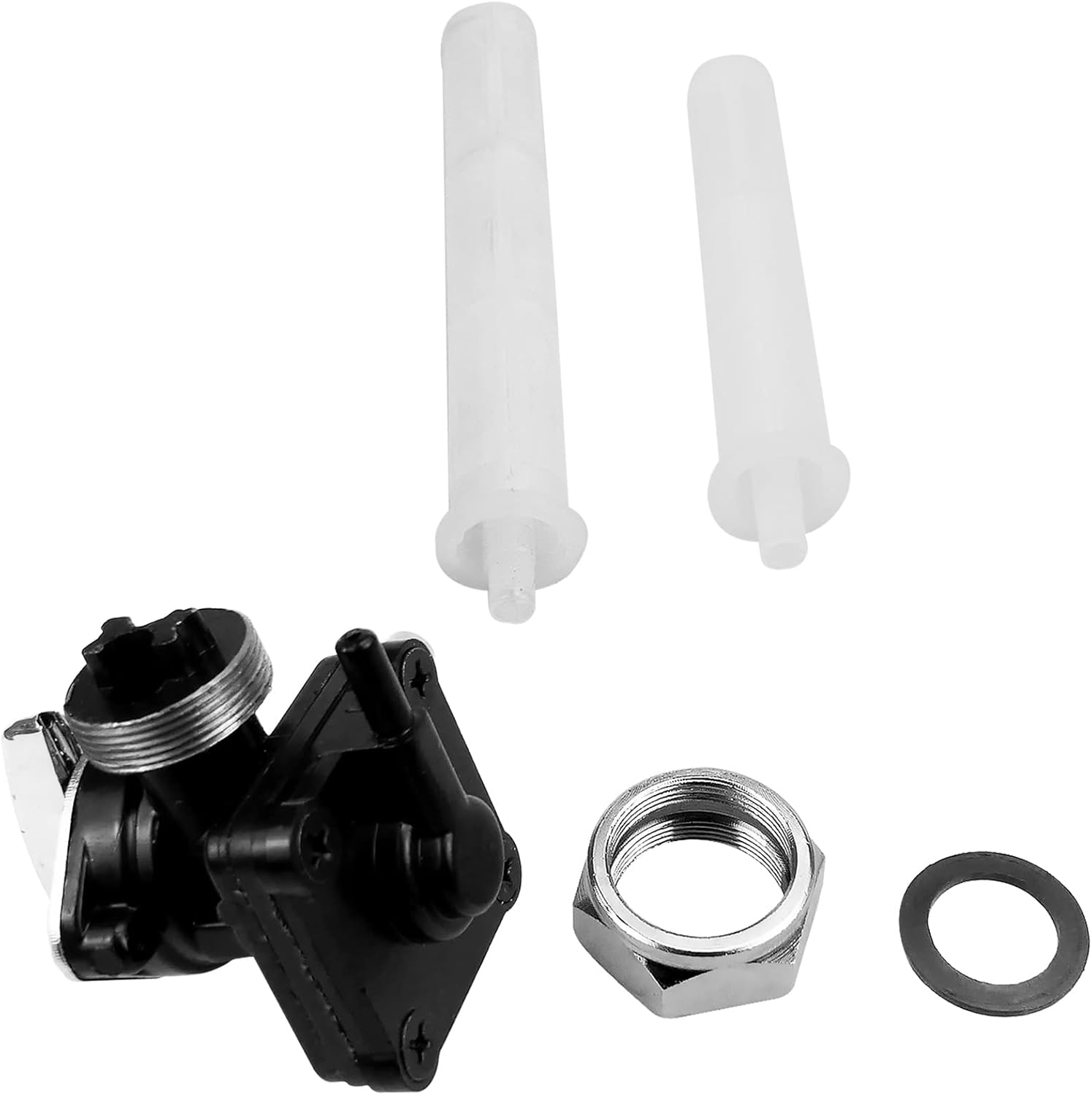 Fuel Valve Petcock with Male Thread Fit for Harley FLST FXST FLT FXD 1995-2001 Replace 61338-94D