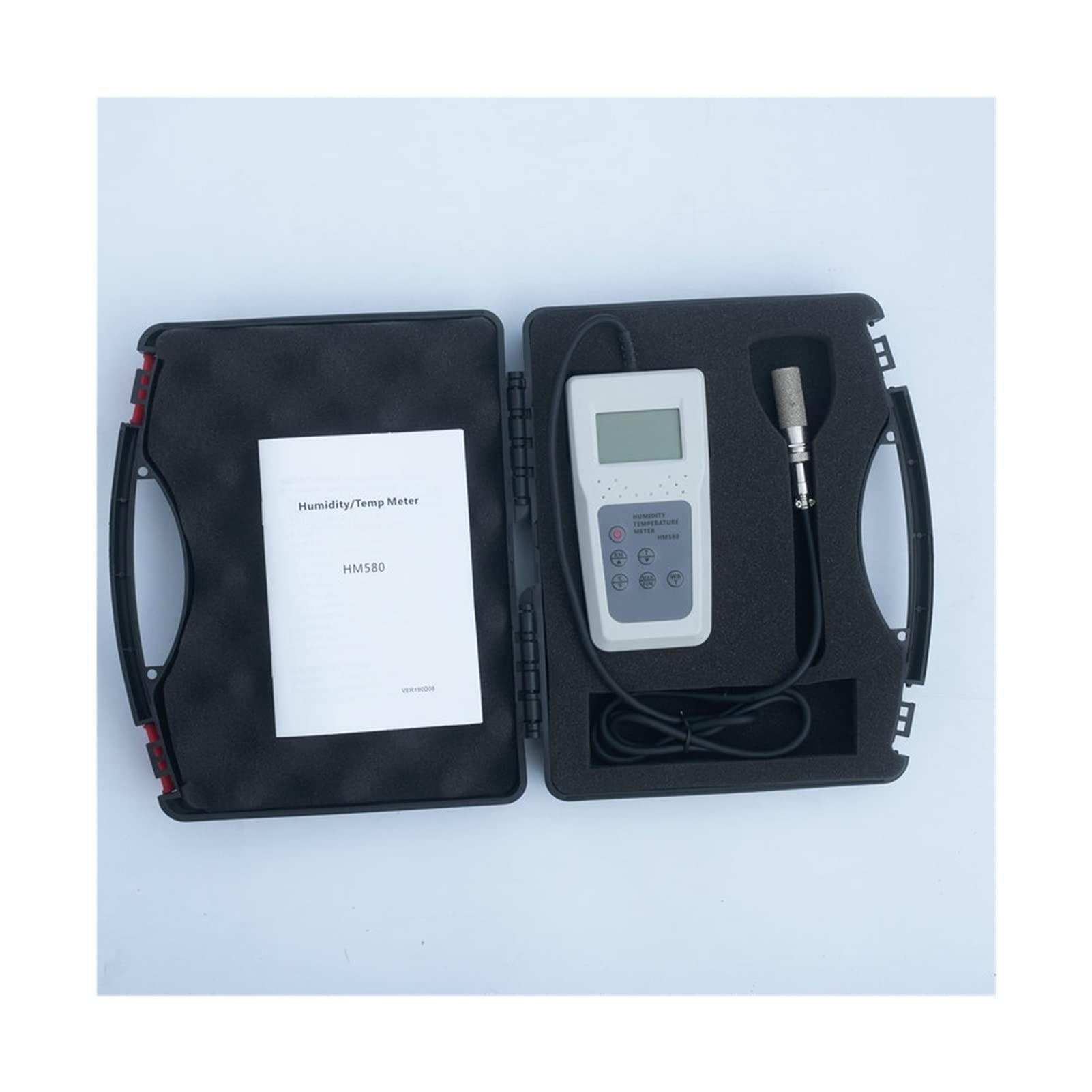 Humidimètre pour sol Split Température numérique et mètre d'humidité Température électronique et humidité Instrument de laboratoire de laboratoire de laboratoire Humidité Humidité Enregistreur HM580 p