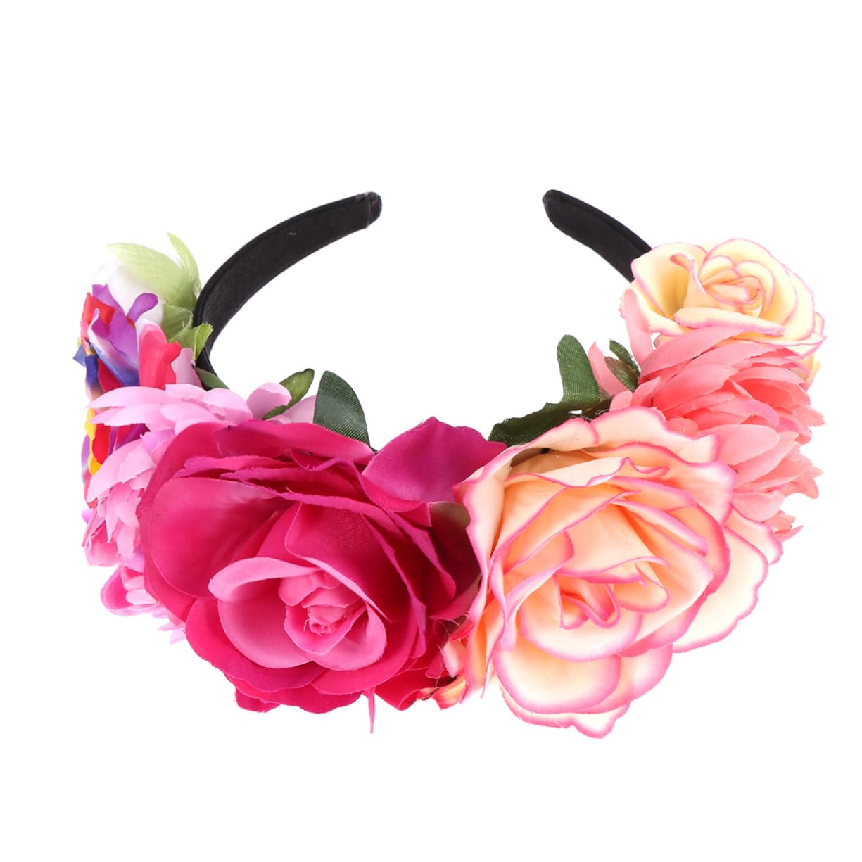Beavorty 3 Piezas De Halloween Gomas De Pelo Niña Cintas Para El Cabello Para El Cabello De Las Mujeres Diadema Bohemia Novia Para El Cabello Niña De Las Flores