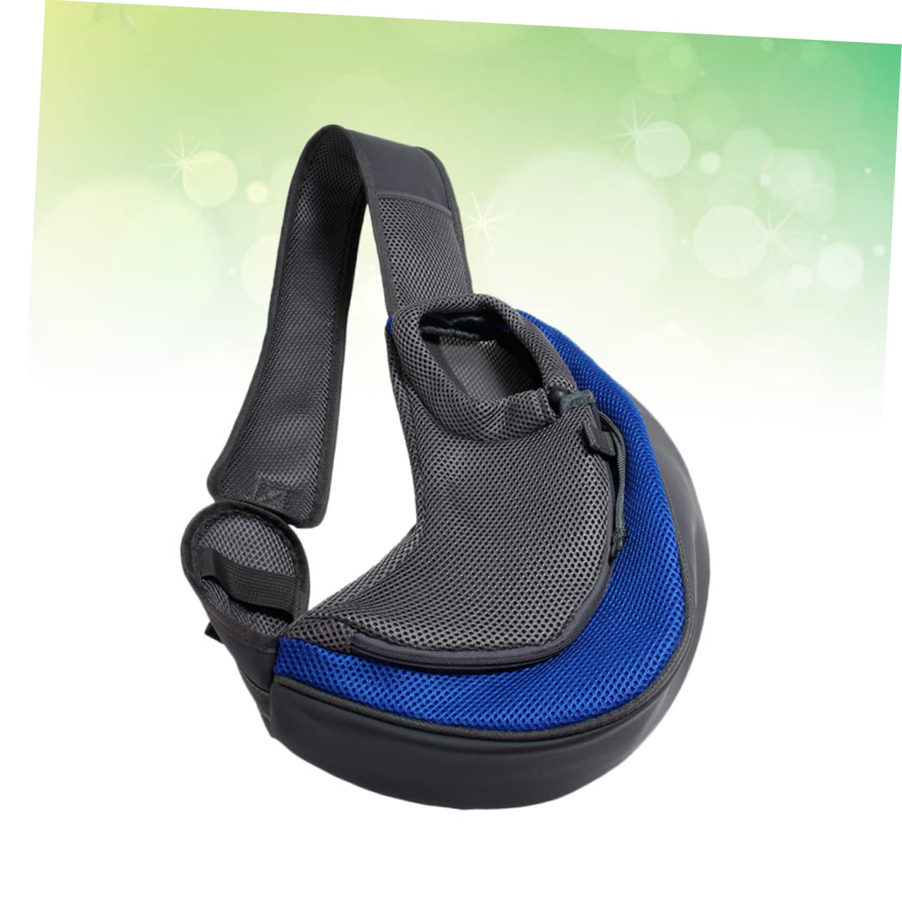 COLLBATH Pet Shoulder Bag Puppy Bag Soft-Sided Pet Carrier Sling Polyester Comfortable Wide Straps Phone Pocket Fashion Grid Design l Size