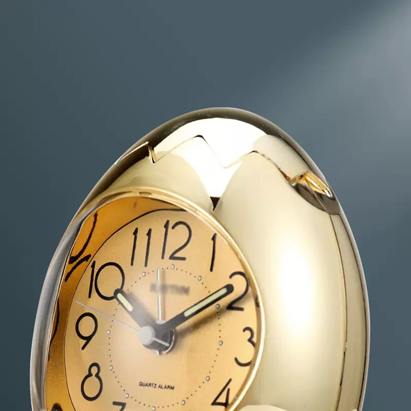 Amazon.co.jp: 目覚まし時計 子供用サイレント目覚まし時計、卵型