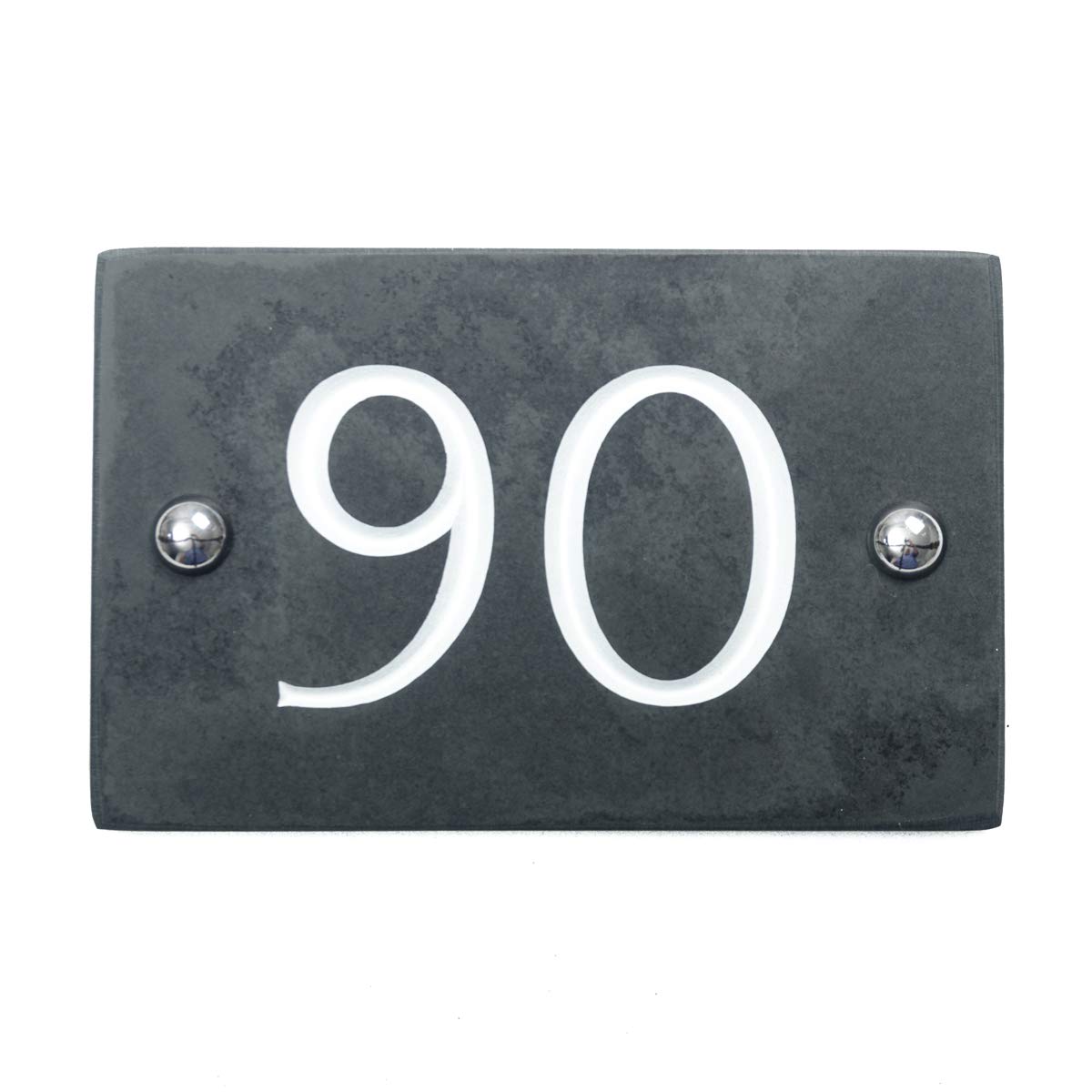 Slate Engraved House Number 90