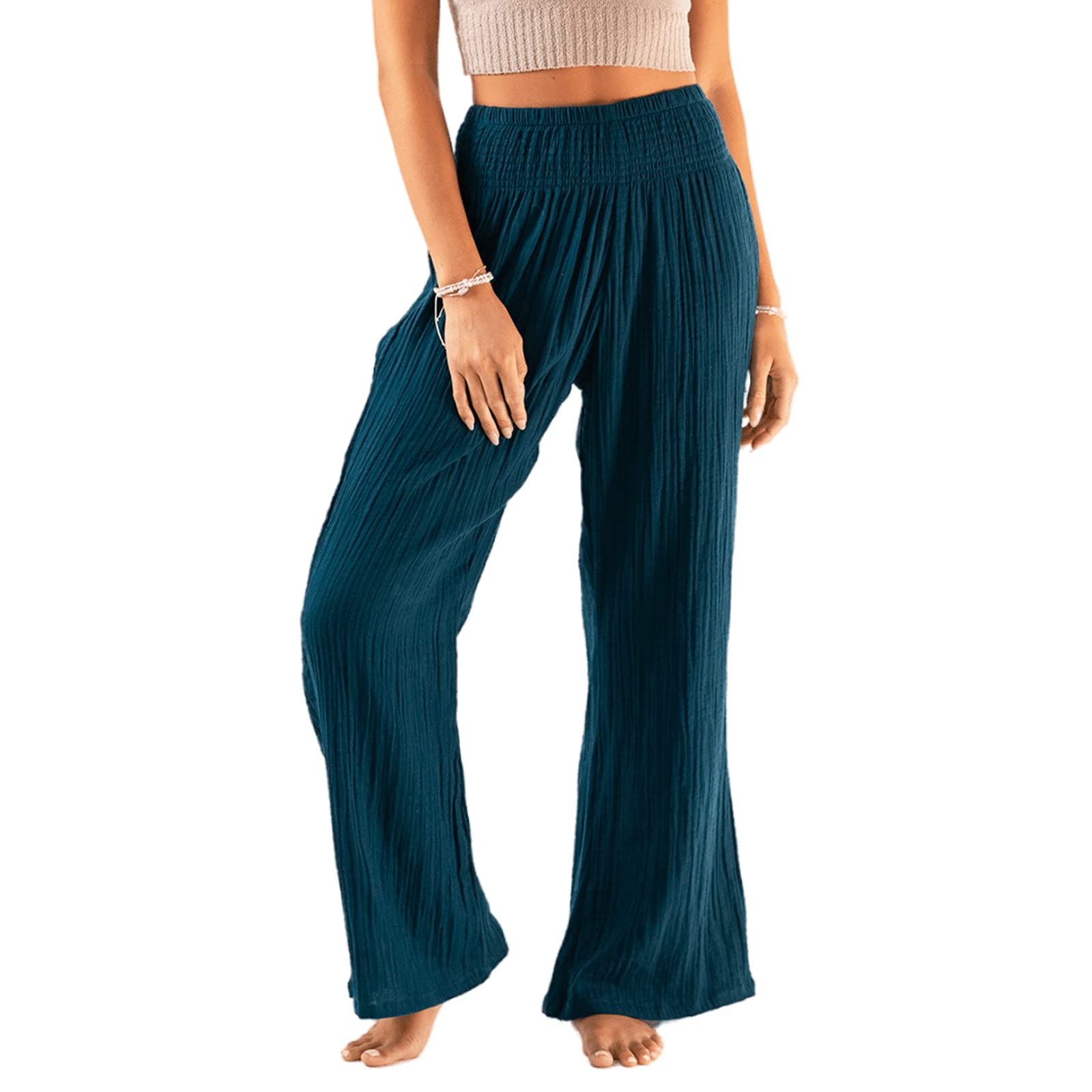 Lotus and LunaFlowy Wide Leg Pants Pants for Women Perfect for Beach & Lounge