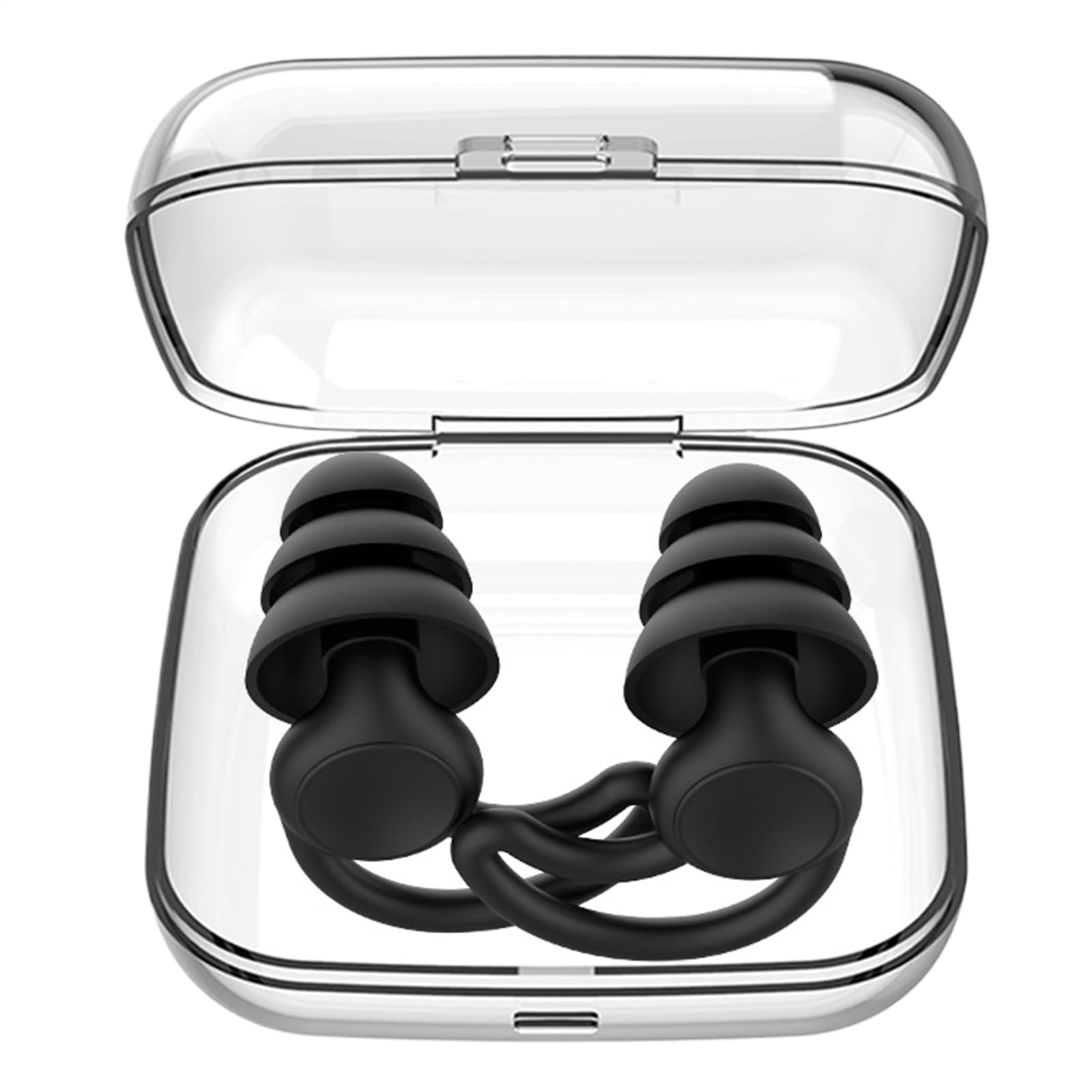 Ear Plugs - Noise Cancelling Snoring Silent Sleep Earbuds 25-28dB Sleeping Noisereducing Silicone Concert Hearing Protection Tool Reusable
