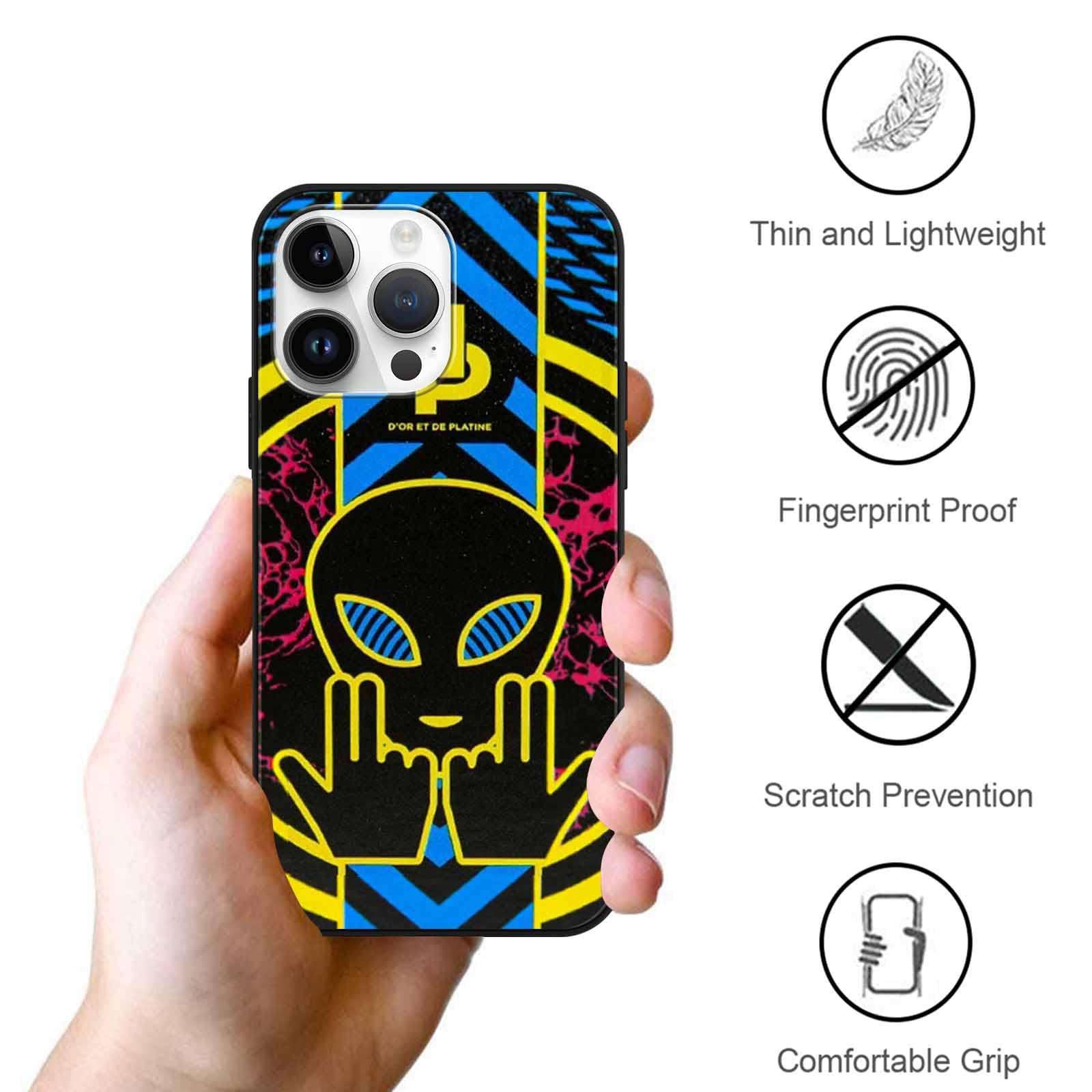 nurkorki [2 Confezioni] JuL Cover per iPhone 11 Pro 5,8,Custodia Rapper Star Cool Moda Disegni Antiurto Anti-Graffio Ultra Sottile TPU Silicone Morbida Protezione Case con iPhone 11Pro,01
