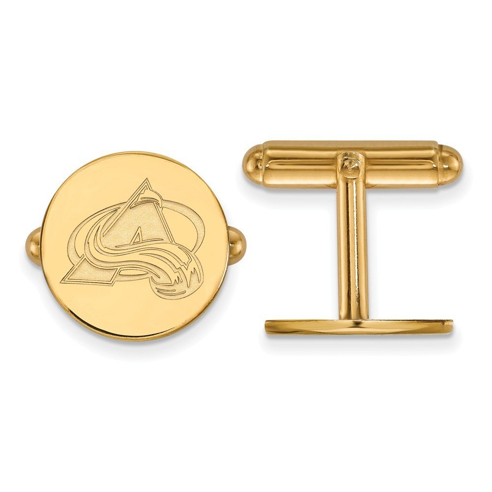 Colorado Avalanche Cufflinks (14k Yellow Gold)