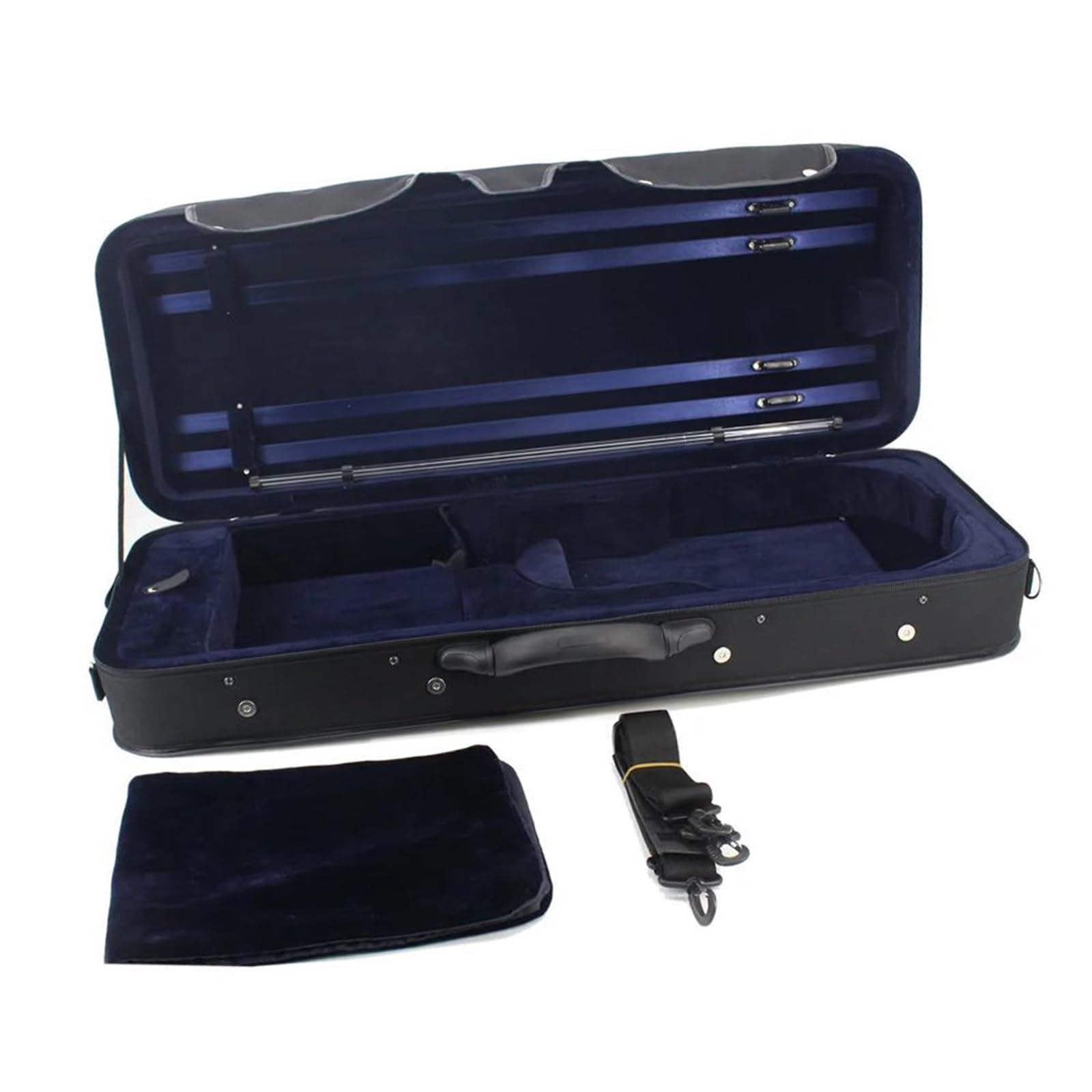 Custodia Per Viola Leggera Portatile Antiurto In Tela Nera Per Viola Da 15-15,5 Pollici(15.5)