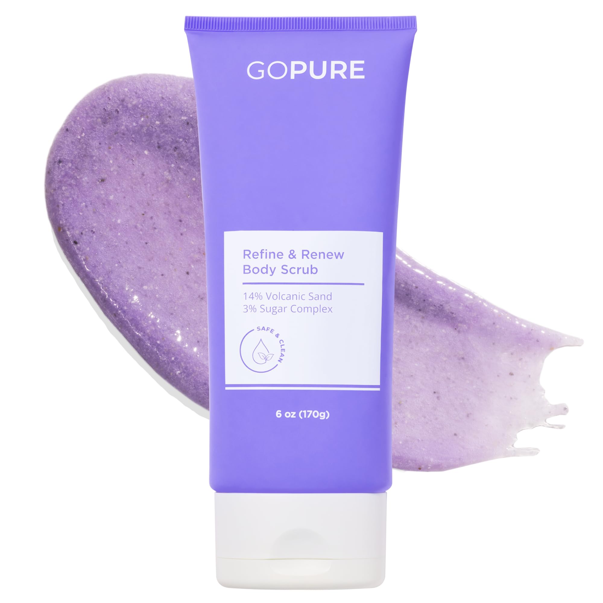 Refine & Renew Body Scrub – Smoothing body exfoliator, softens and hydrates the look of rough, dry skin