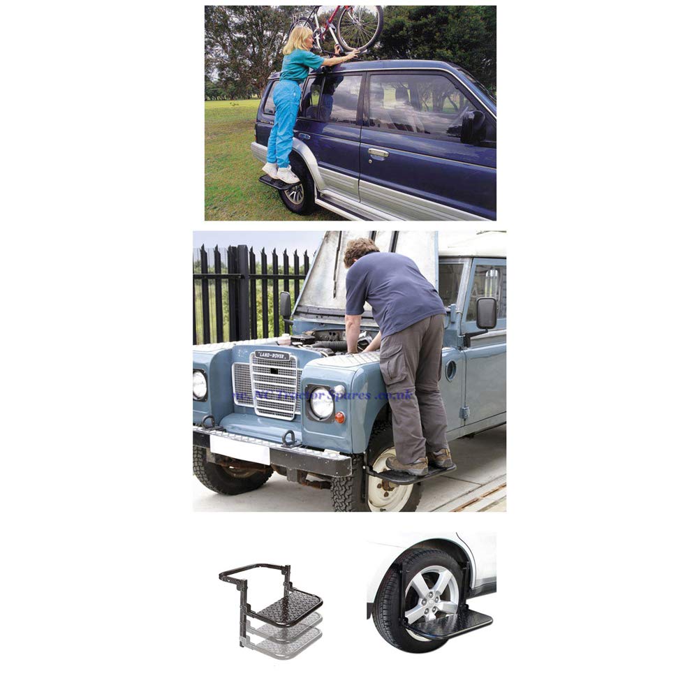 échelle Accès Voiture Échelle Réglable Pour SUV Et 4x4 - Marchepied Pour Pneu De Secours - Acier Inoxydable, Pédale Antidérapante - Pour Accès Toit Et Moteur échelle Roue De Secours échelle Accès Voiture Échelle Réglable Pour SUV Et 4x4 - Marchepied Pour Pneu De Secours - Acier Inoxydable, Pédale Antidérapante - Pour Accès Toit Et Moteur échelle Roue De Secours