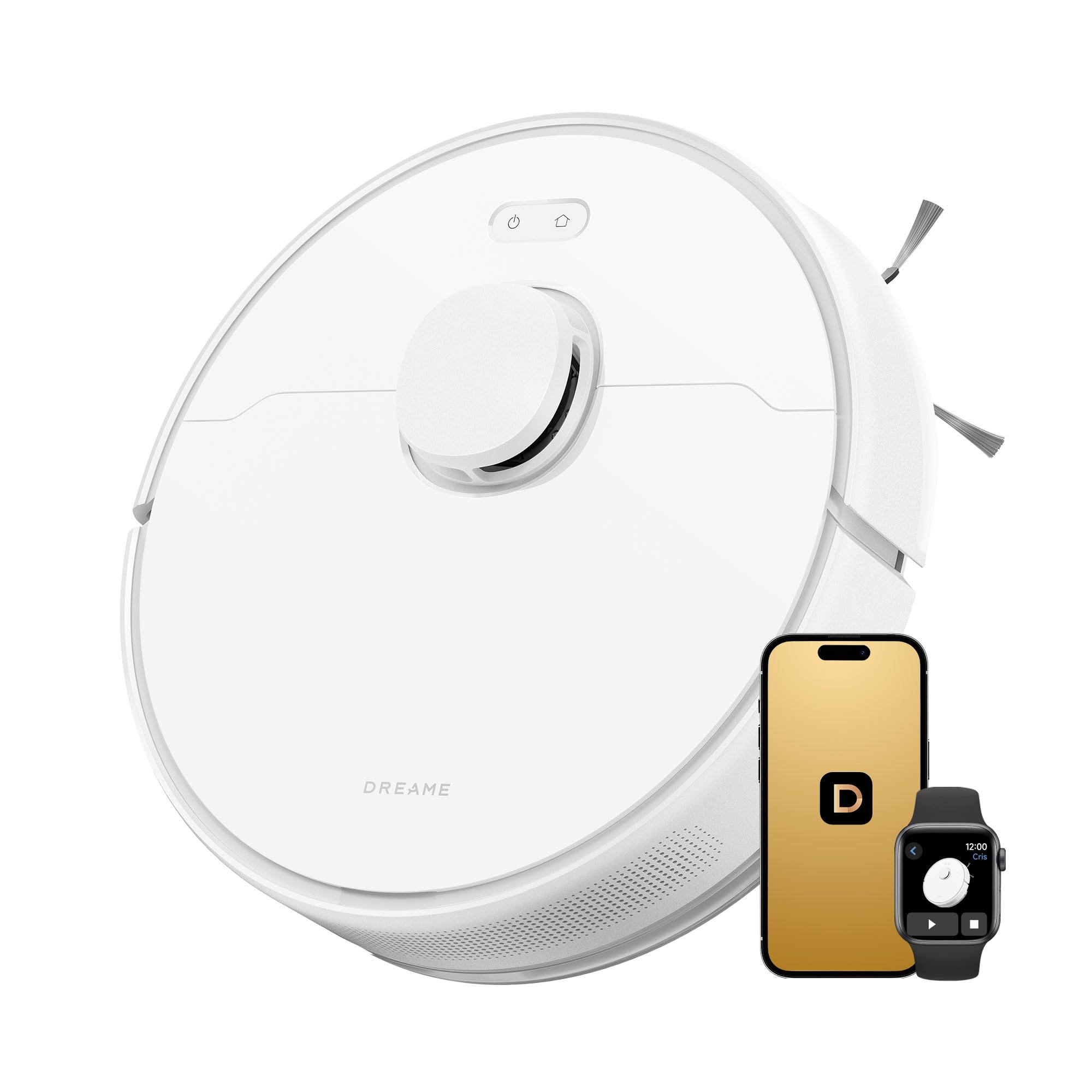 dreame (ドリーミー) D9 Max Gen2 ロボット掃除機 6000Pa強力吸引 水拭き対応 570 ml の大型ダストボックス 高精度LDSレーザーセンサー 高精度複数階マッピング機能 昼夜を問わず賢く掃除 静音設計 Google Home Alexa Siri対応