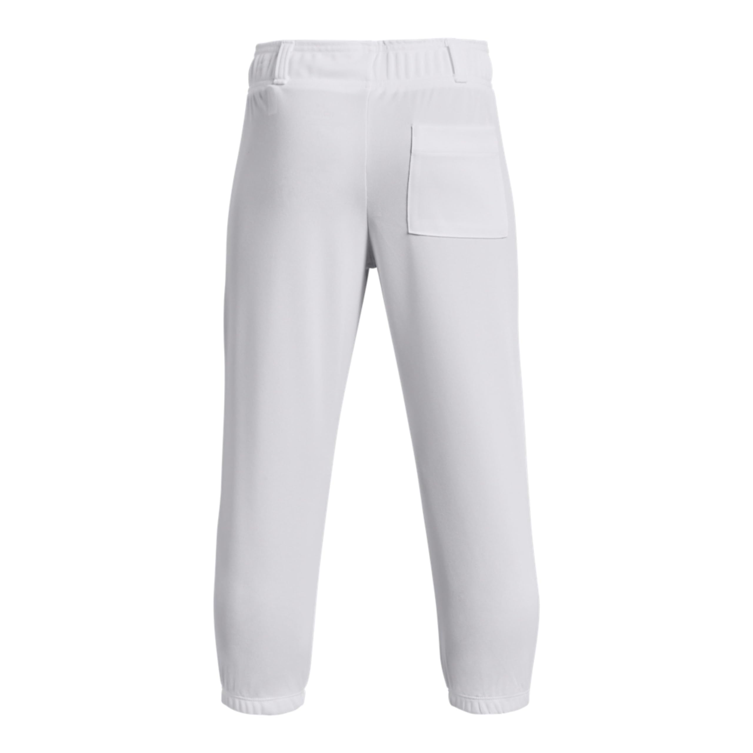 Under Armour Unisex-Adult T-Ball Pants with Belt Loops, (100) White / / Black, Medium