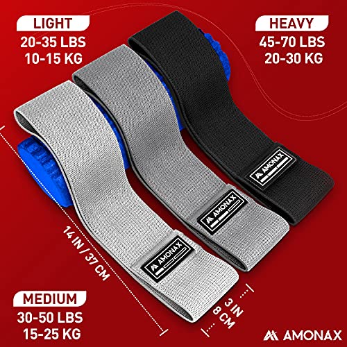 Amonax Booty-Band Fitnessbänder Set für Frauen