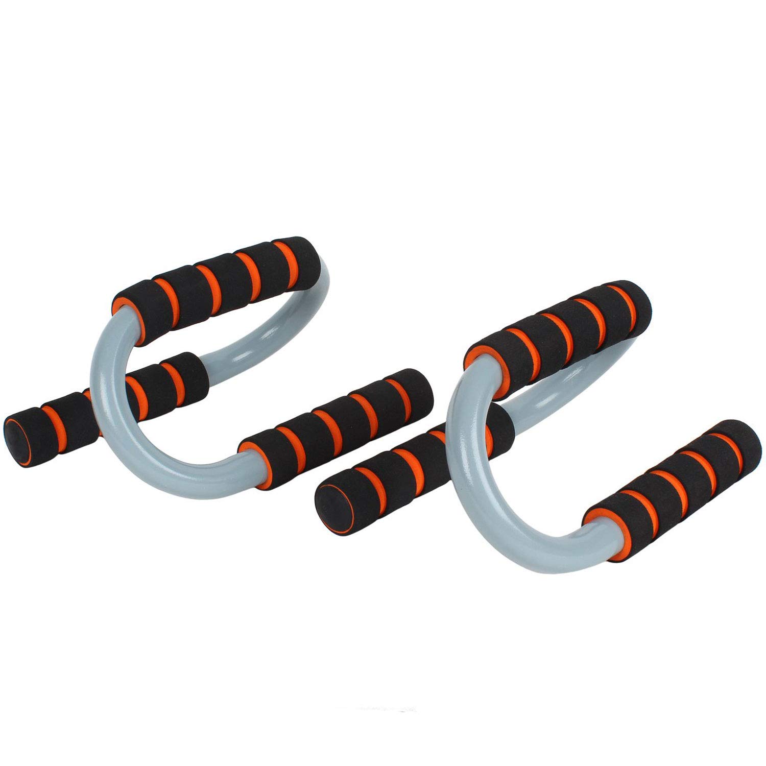 Strauss S Shape Push up Bar, Pair (Black/Orange) (B014PIH820) Amazon Price History, Amazon Price Tracker