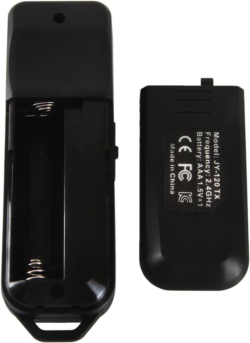 Battery compartment of the VILTROX JY-120 TX transmitter