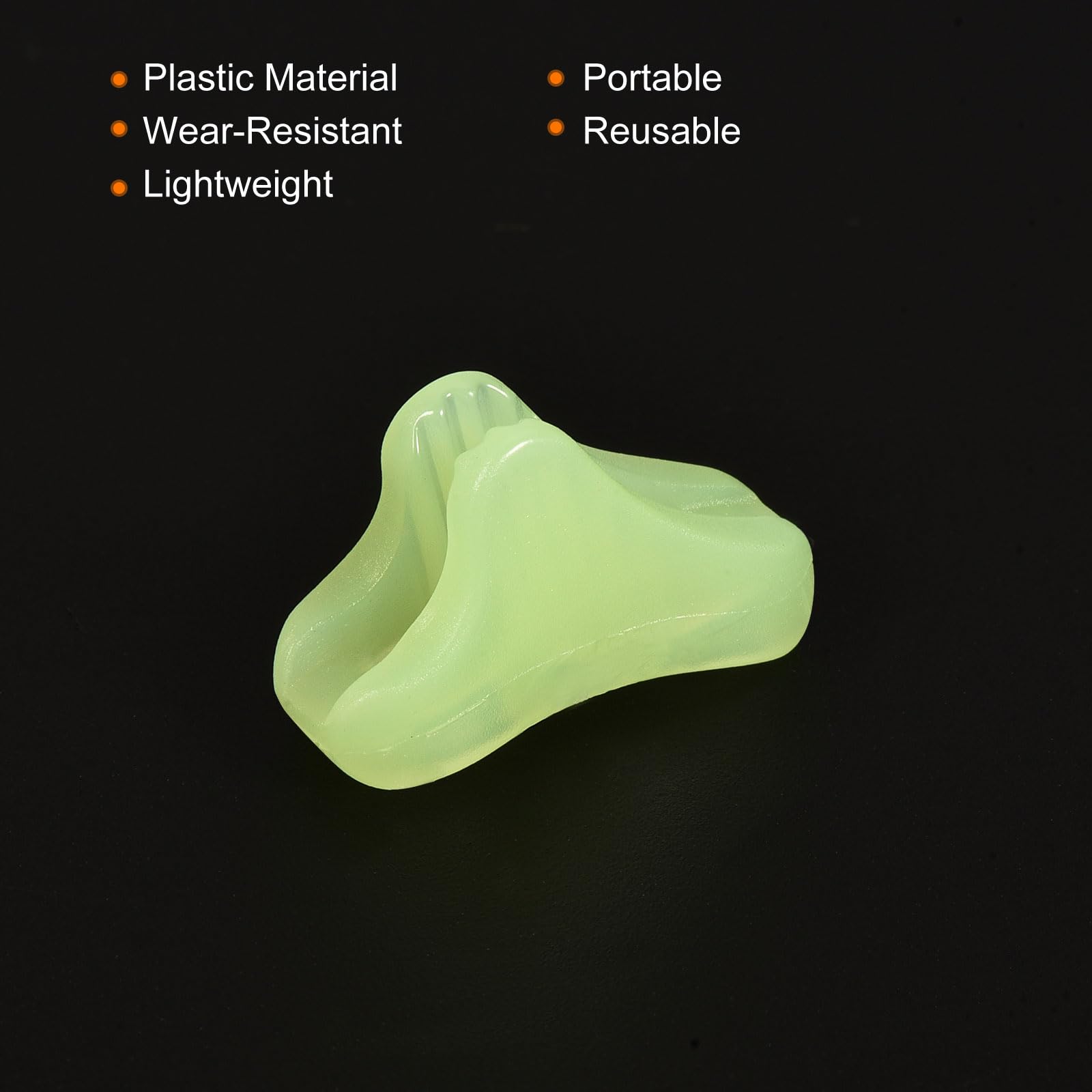 sourcing map 20 sztuk napinaczy linek namiotowych trójkątne napinacze sznurkowe na kemping fluorescencyjne zielone