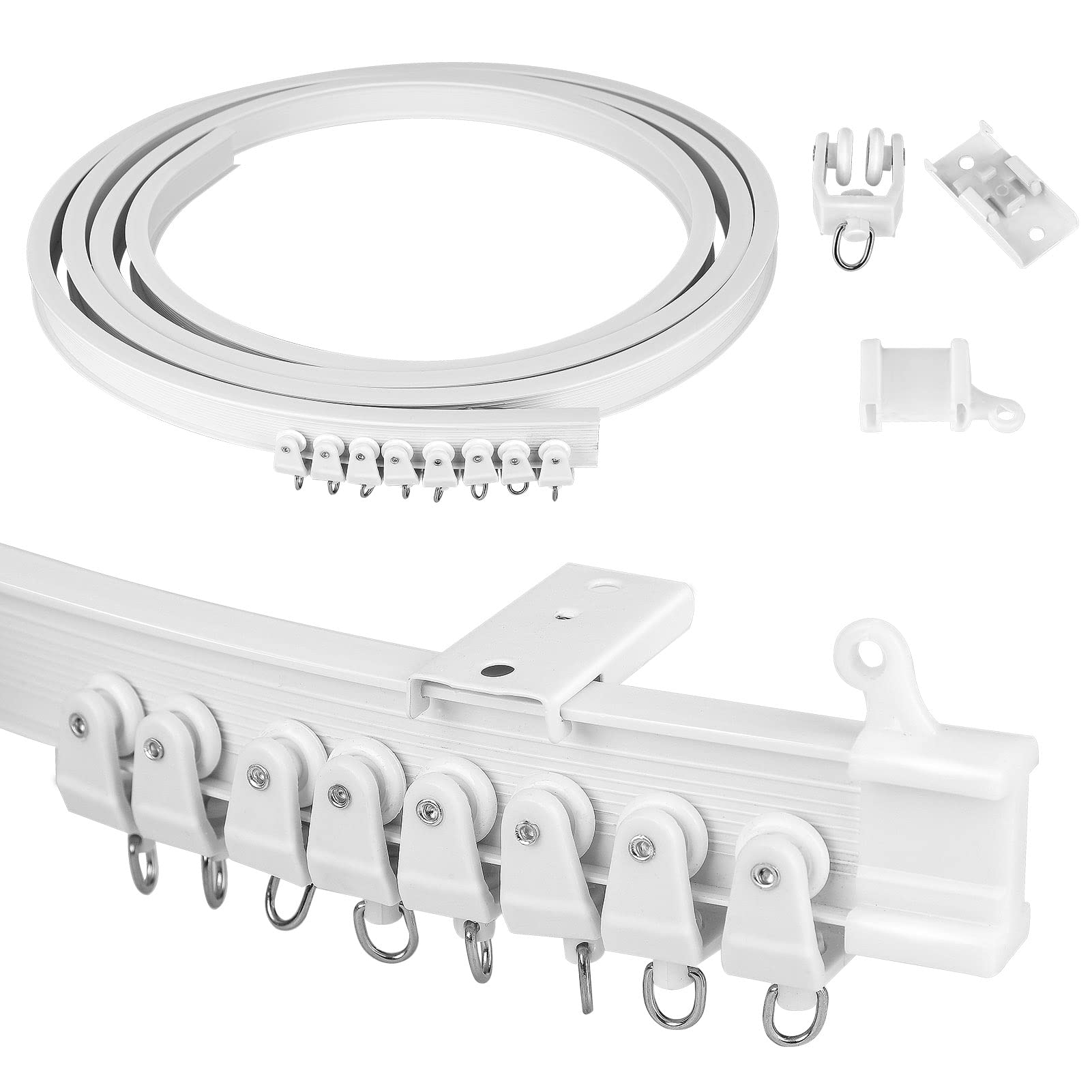 Buy Queiting Bendable Curtain Track 3 Meters (9.8FT) Flexible Ceiling