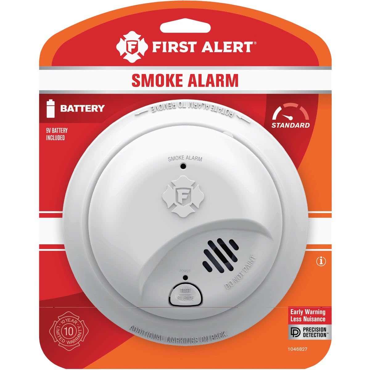 First Alert Battery-Powered Ionization Smoke Detector-image-45