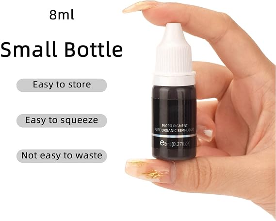 Eyebrow Microblading Tattoo Ink,3pcs Brow Microblading Pigments 24ml