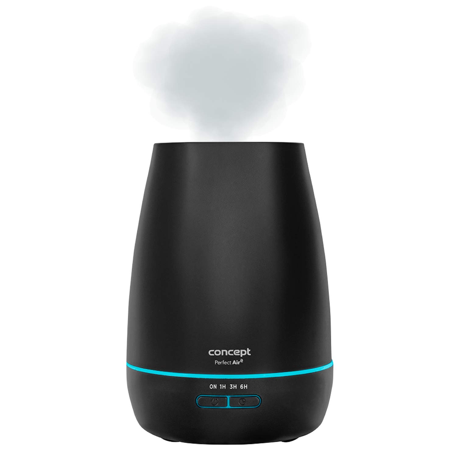 Concept Perfect Air ZV1021 nawilżacz powietrza 2 w 1 z dyfuzorem zapachowym 45 ml/h, do pomieszczeń do 20 m2, 2 tryby pracy, timer 300 ml (czarny)