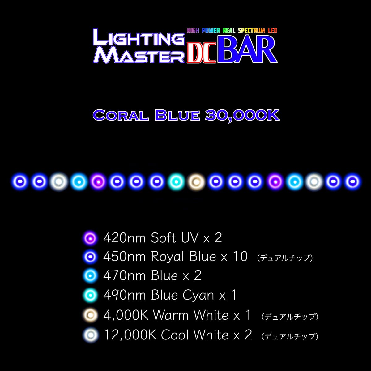 Amazon.co.jp: B.R.S Lighting Master DC Bar【コーラルブルー】30,000