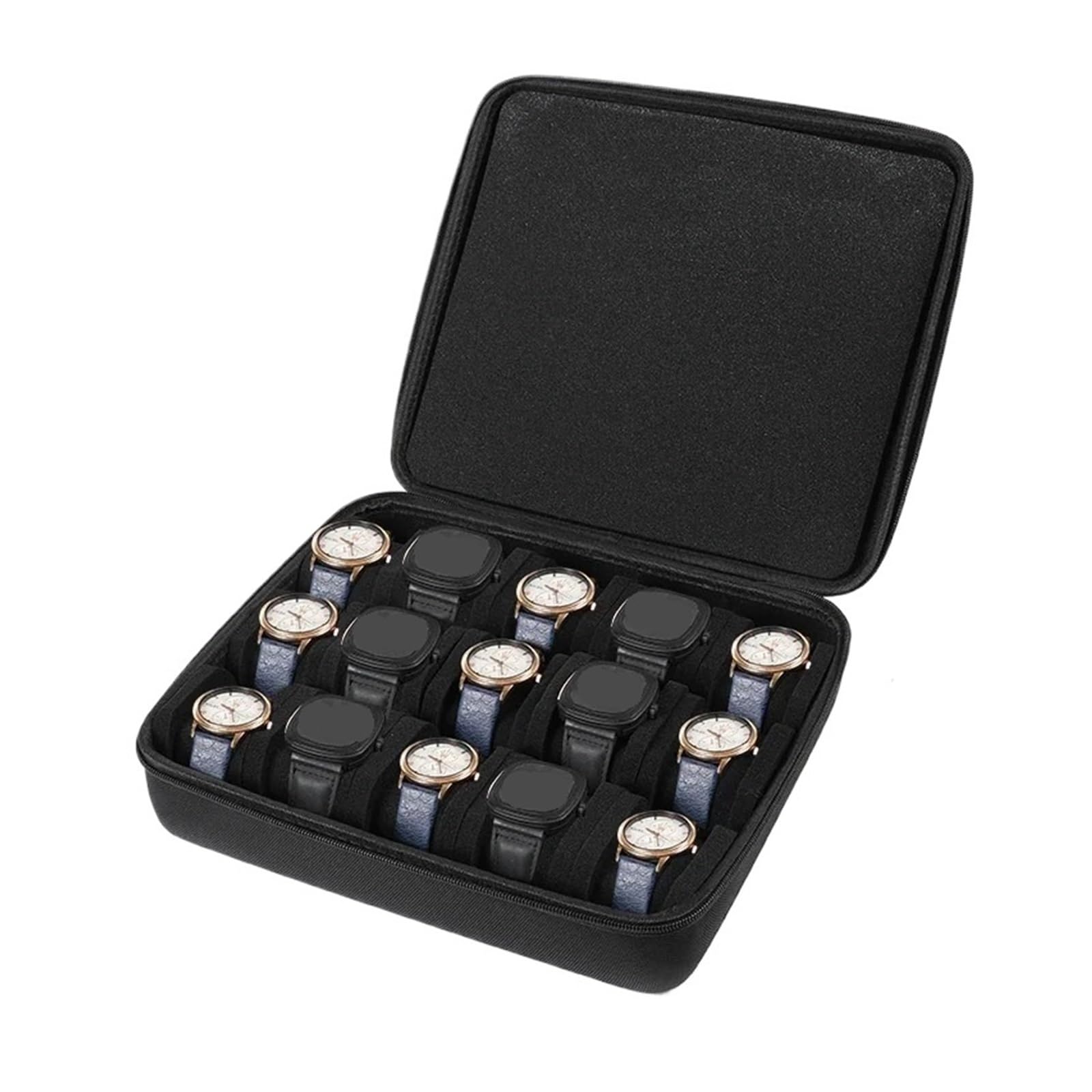 LuoAXINN Watch Case Watch Storage Box Organizer for Men Women Travel Case Portable Display Holder for Wristwatches Smart Watches for Men
