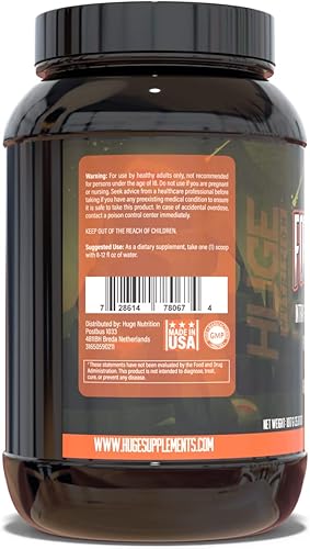 Miniatura 3 de Suplementos enormes, fórmula XII Intra Workout Suplemento en polvo con fórmula de recuperación después del entrenamiento, ayuda a construir masa