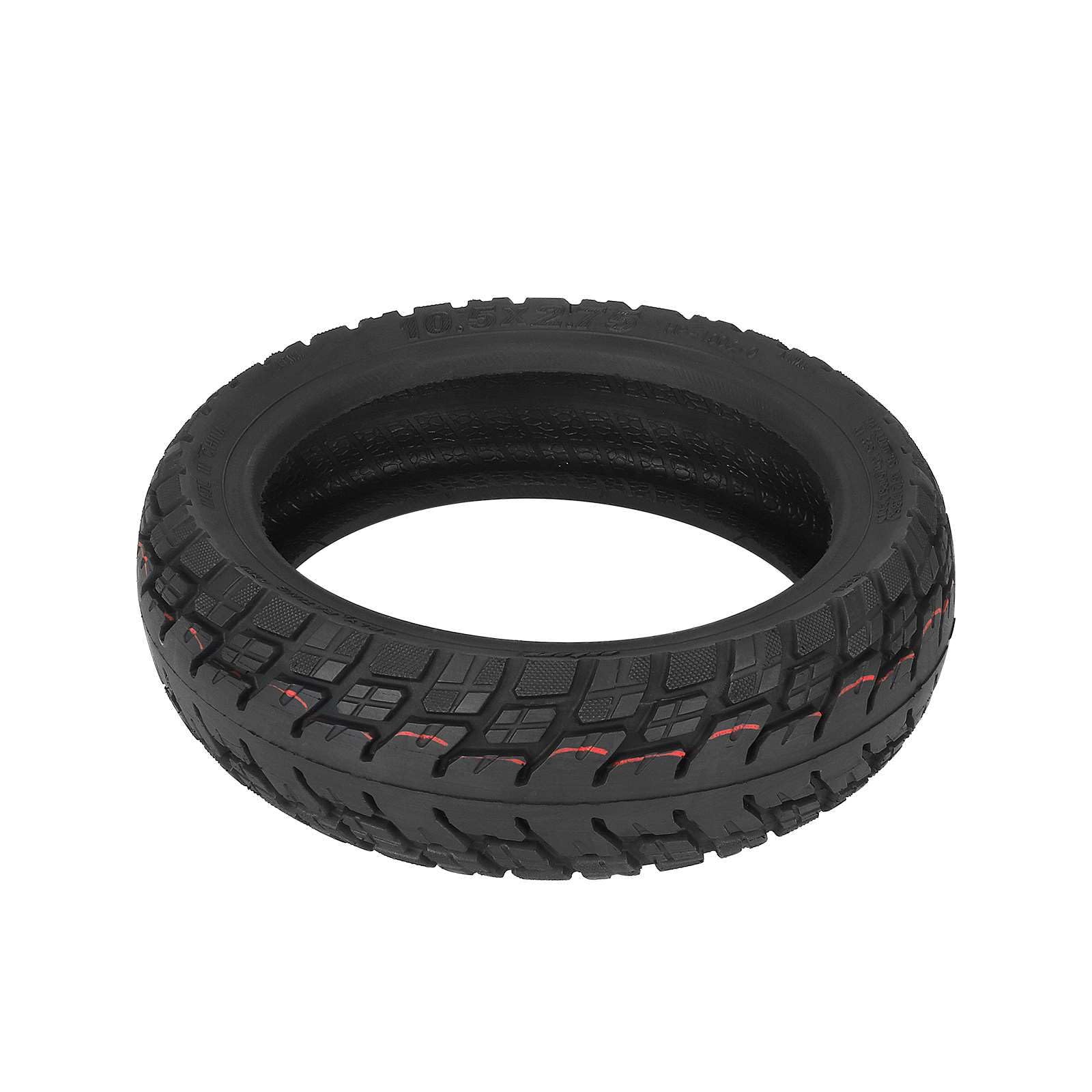 TREFAN 10,5 x 2,75 pneumatici fuoristrada per scooter elettrico Segway Ninebot P65 P100S, pneumatici di ricambio tubeless, in gomma antiscivolo anteriore e posteriore (2 pezzi)