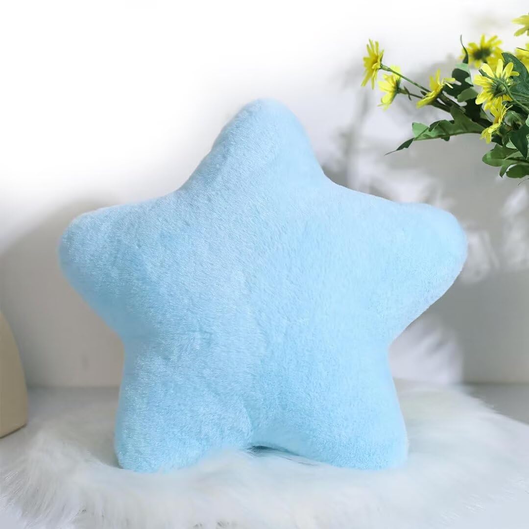 Bettschlange Kuschelkissen Kinder, Stern Kinderkissen, Weiche Flauschige Sternenkissen, Kissen Kinderzimmer Sternform Dekokissen für Mädchen & Jungen Zuhause Schlafzimmer