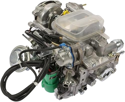 Carburador de auto de 2 barriles 22R para motor con enchufe redondo 335290 2366cc C4036 compatible con camionetas Toyota 1981-1987 TOY-505