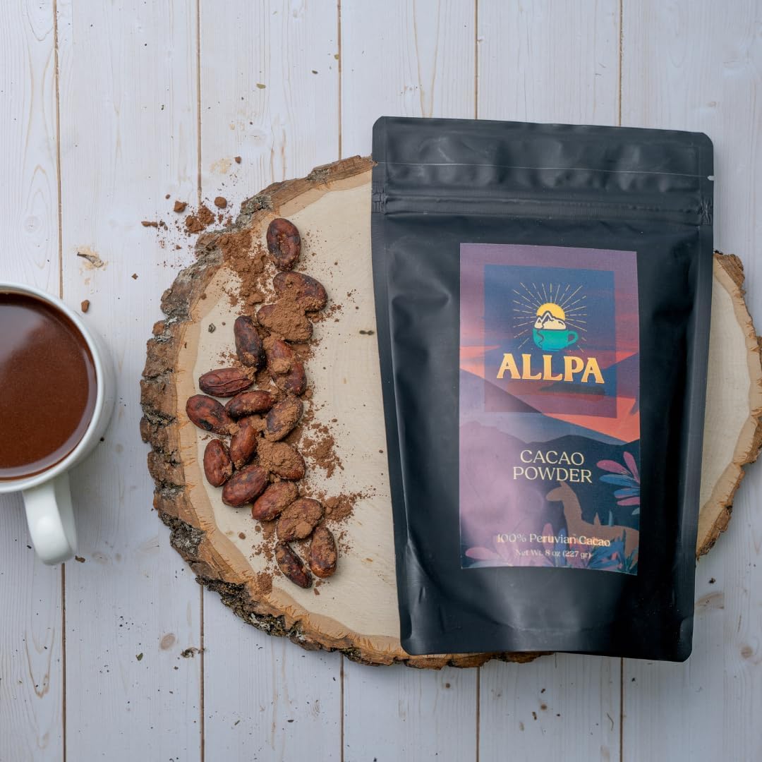 Allpa Peruvian Cacao Powder, e Unsweetened Single Origin Cacao