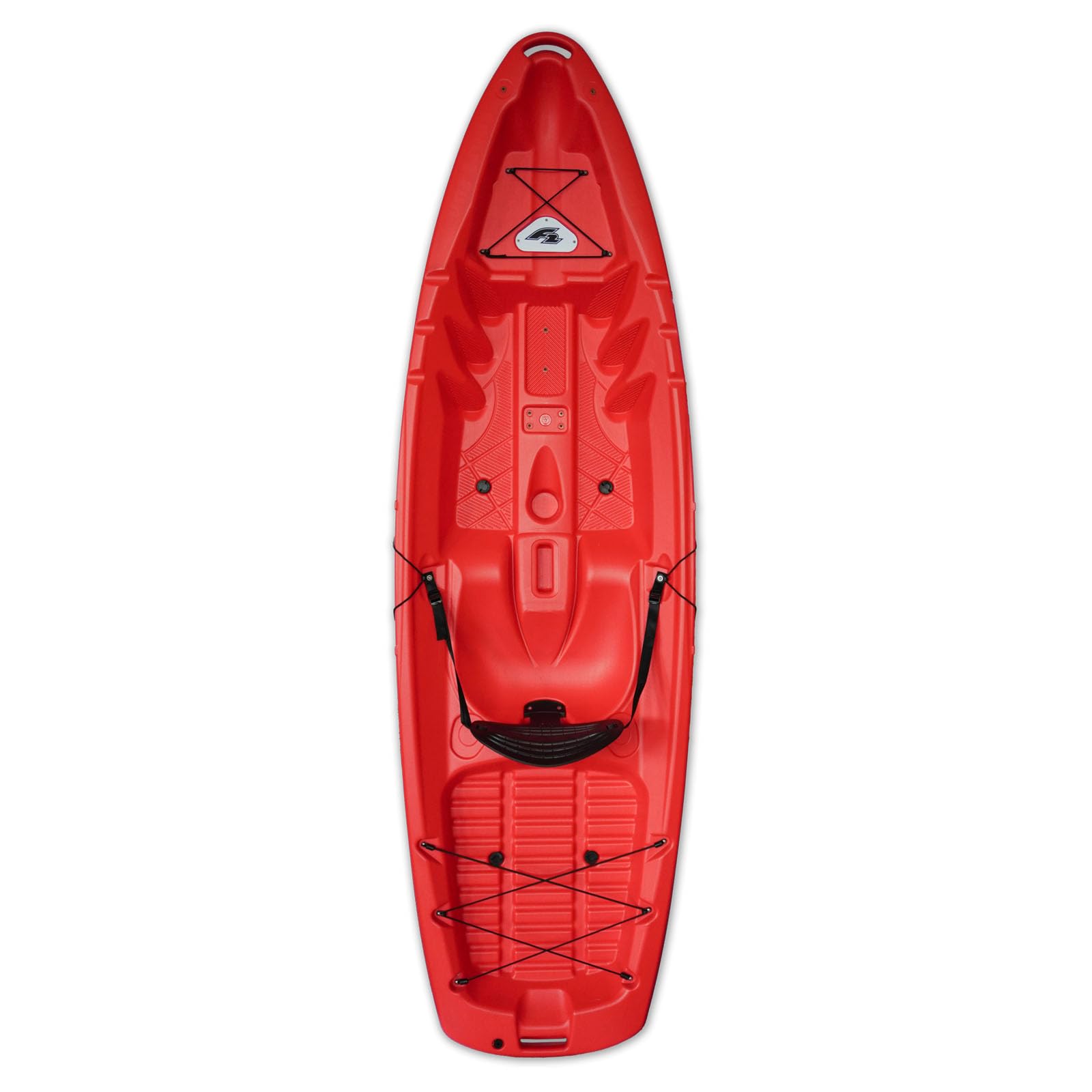 F2 Sommerangebot Marken Kajak Axxis Robustes Hartschalen Boot Angelkajak 1 Sitzer Rot inkl. 4 teiligem Paddel Viel Stauraum Modell 2026