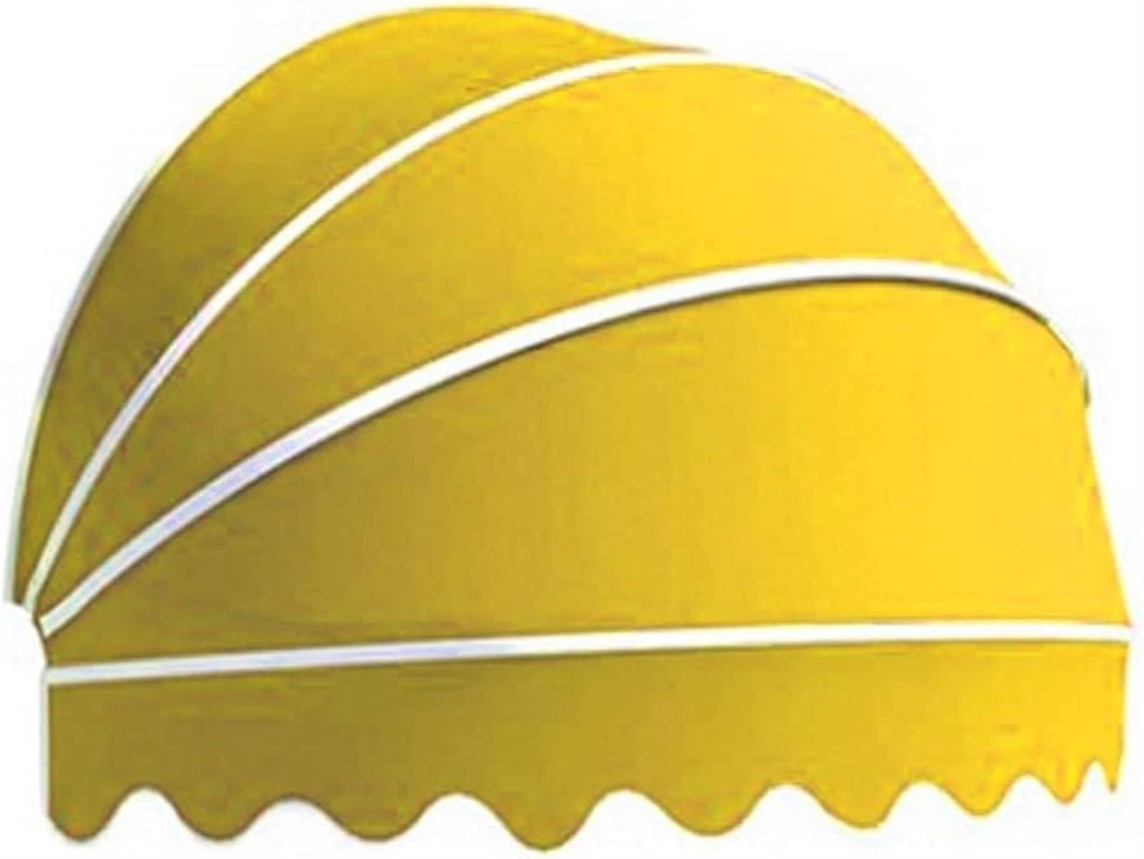 Auvent d'extérieur jaune pour balcon et terrasse de café Sune Solut