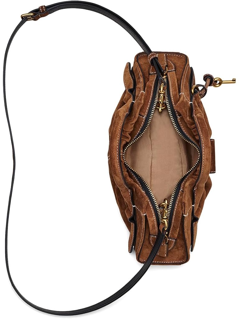 Bronze Marc Jacobs The Suede Dakota Small Satchel