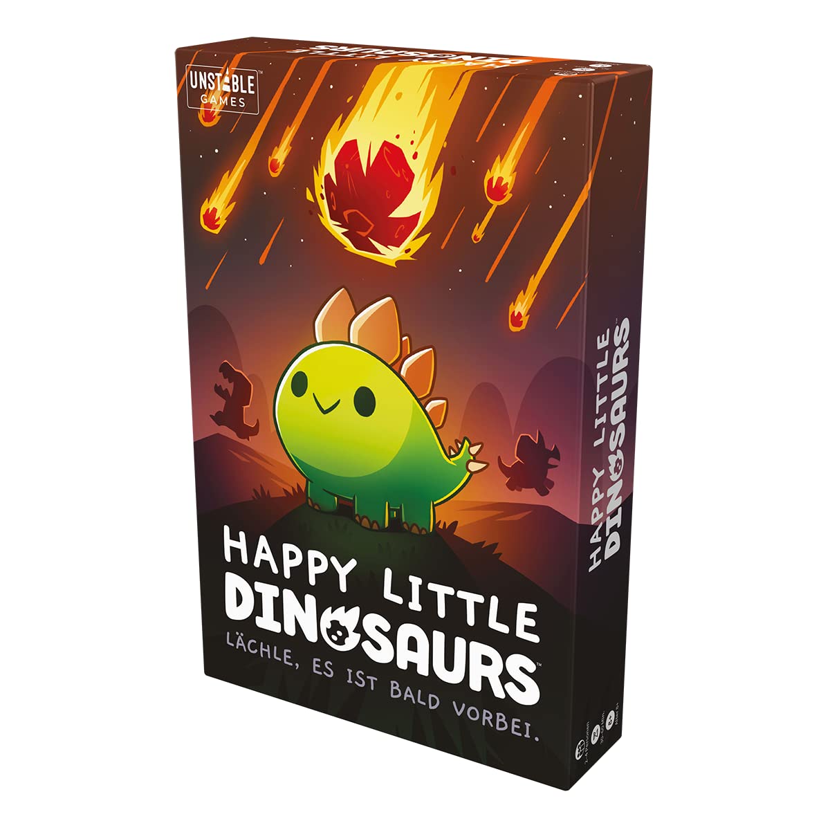 Asmodee Unstable Games, Happy Little Dinosaurs Jeu de Base Jeu de Cartes 2 à 4 Joueurs à partir de 8 Ans 30 à 60 Minutes en Allemand