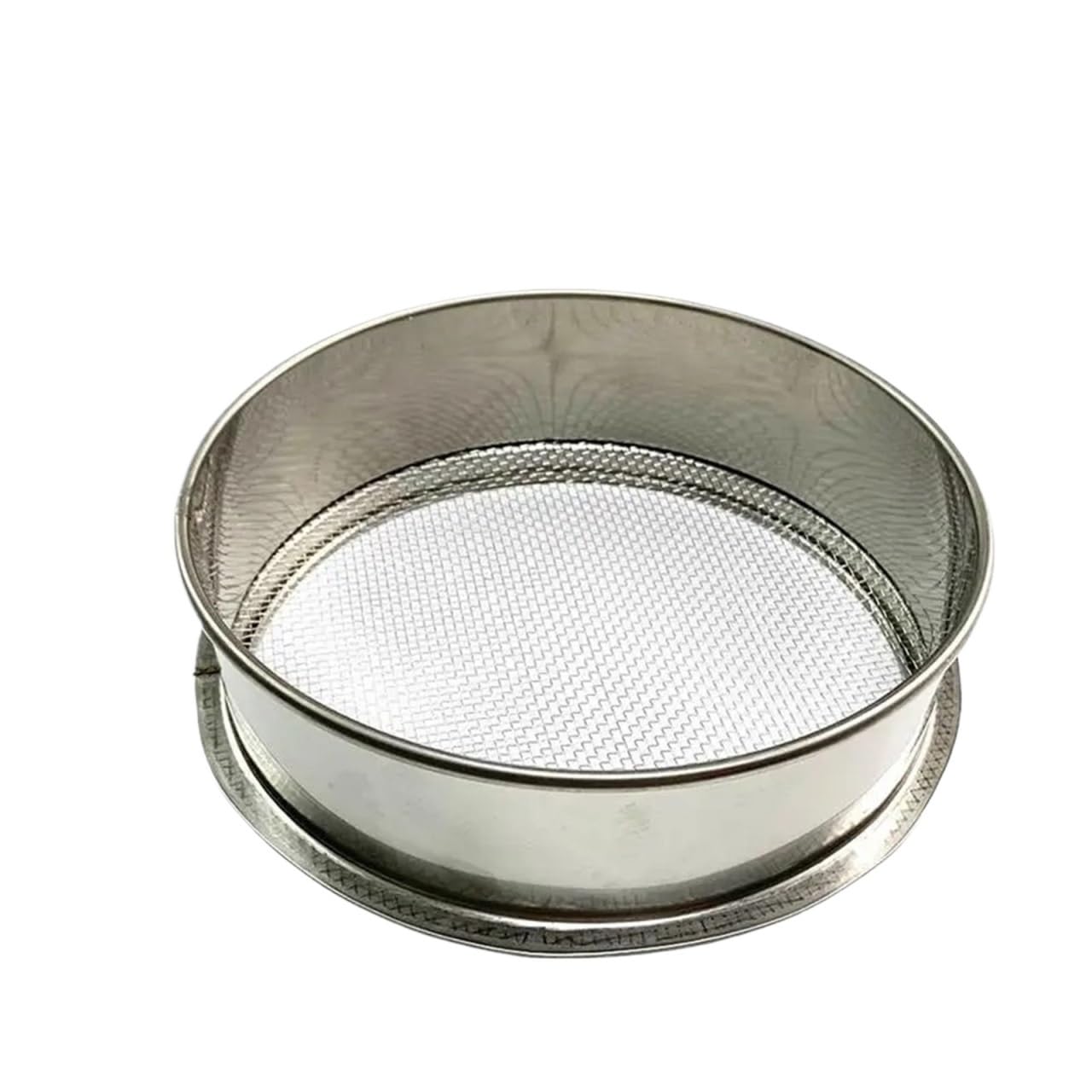 Sito ogrodowe 20 cm 30 cm 3 mm 8 oczek Narzędzie do przesiewania kompostu ze stali nierdzewnej do ogrodnictwa(30cm 3mm 8 Mesh)
