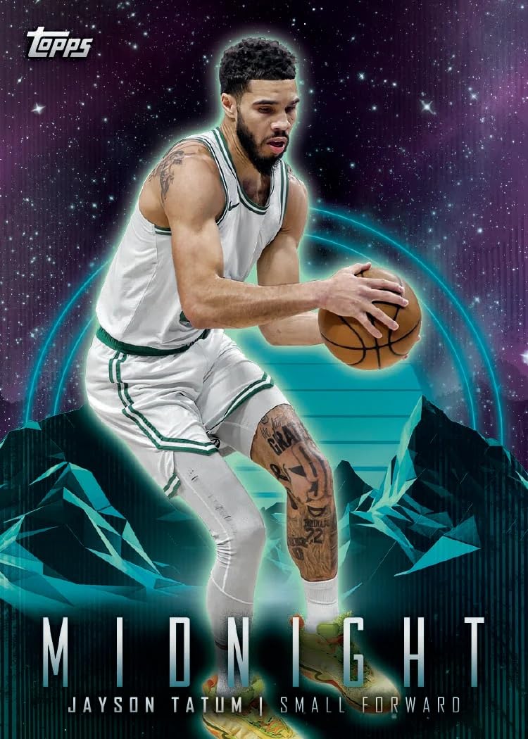 Caja de Tarjetas coleccionables de Baloncesto Midnight 2023/24 (3 autógrafos cromados por Caja de Pasatiempos)