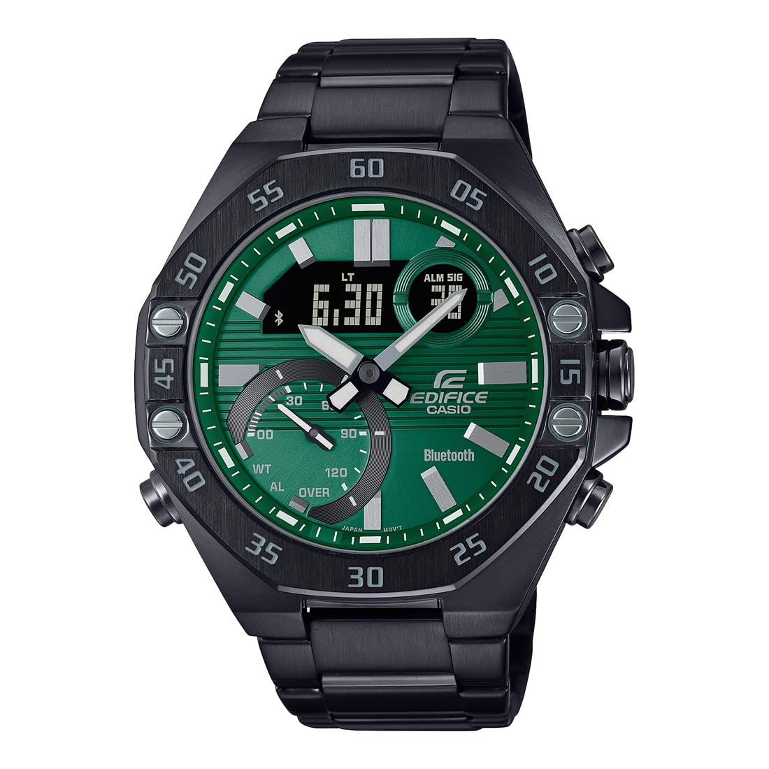 Casio Edifice Bluetooth Connect Analog-Digital Green Dial Men ECB-10DC-3ADF (ED526) (B09NW1S8M3) Amazon Price History, Amazon Price Tracker