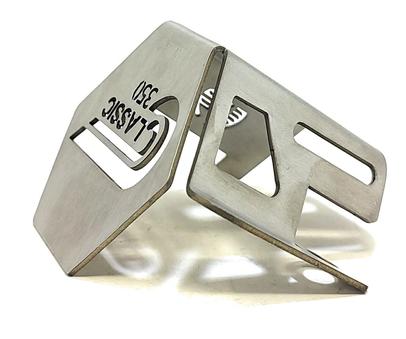 Stainless Steel Rear Brake Oil Container Guard for (Classic Reborn Silver)-image-32