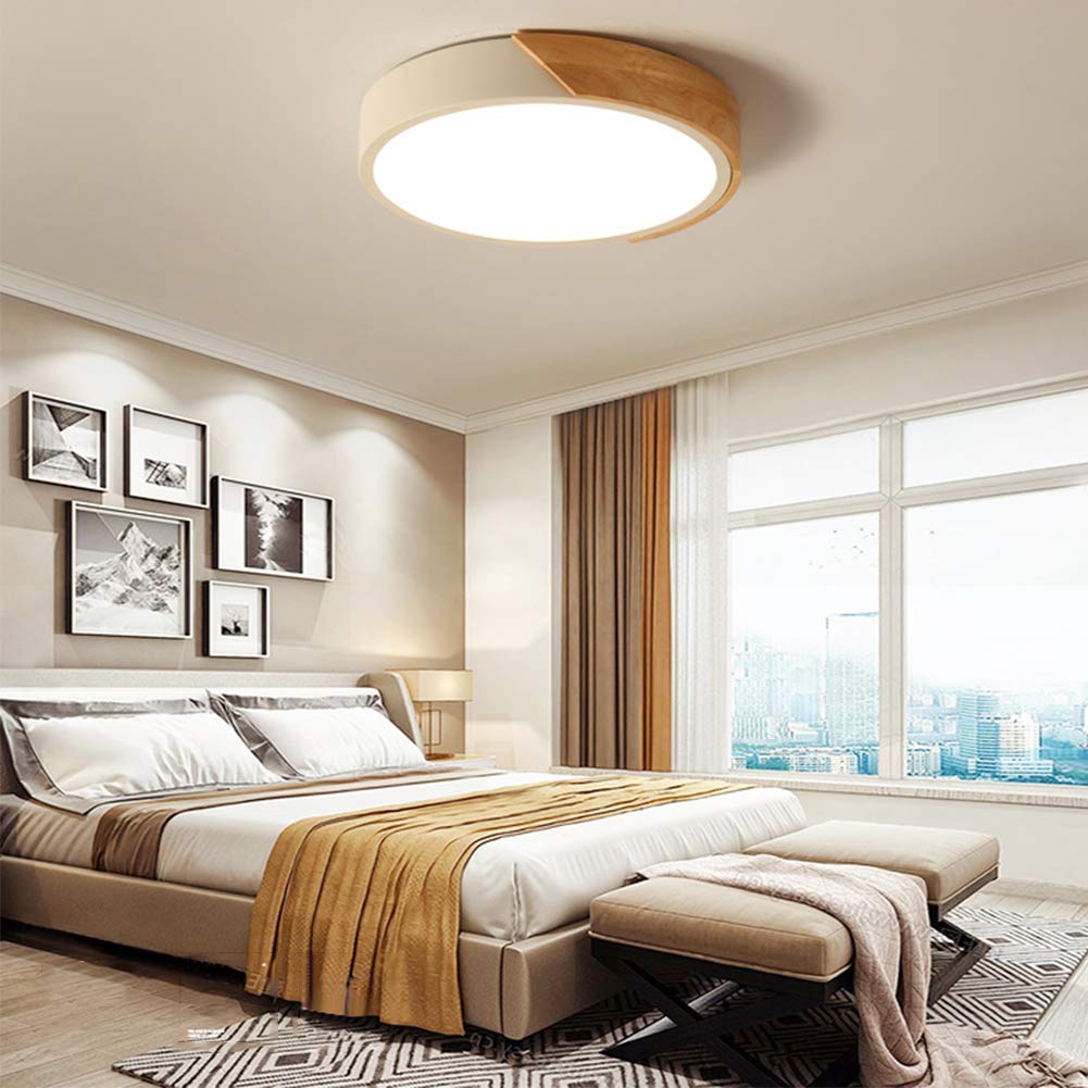Plafón LED redondo con atenuación tricromática,White, 40cm