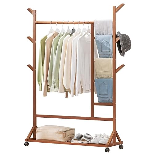 Perchero Burro Bambú con Ruedas Perchero