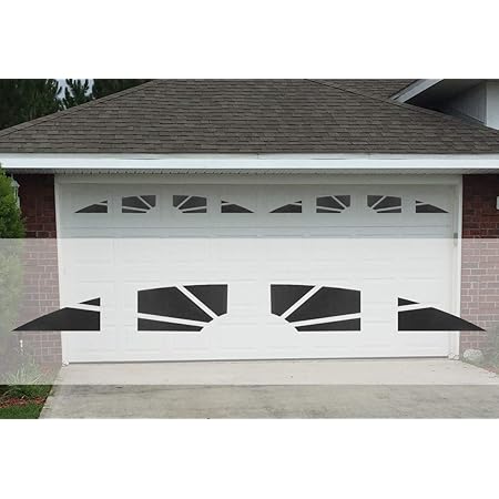 Sanfurney 2 Car Magnetic Garage Door Windows Panes Sunburst Style Pre Cut Faux Fake Decorative Window Decals 8 Sections 14 6 X 7 6 Amazon Com Sanfurney 2 Car Magnetic Garage Door Windows Panes Sunburst Style Pre Cut Faux Fake Decorative Window Decals 8 Sections 14 6 X 7 6 Amazon Com
