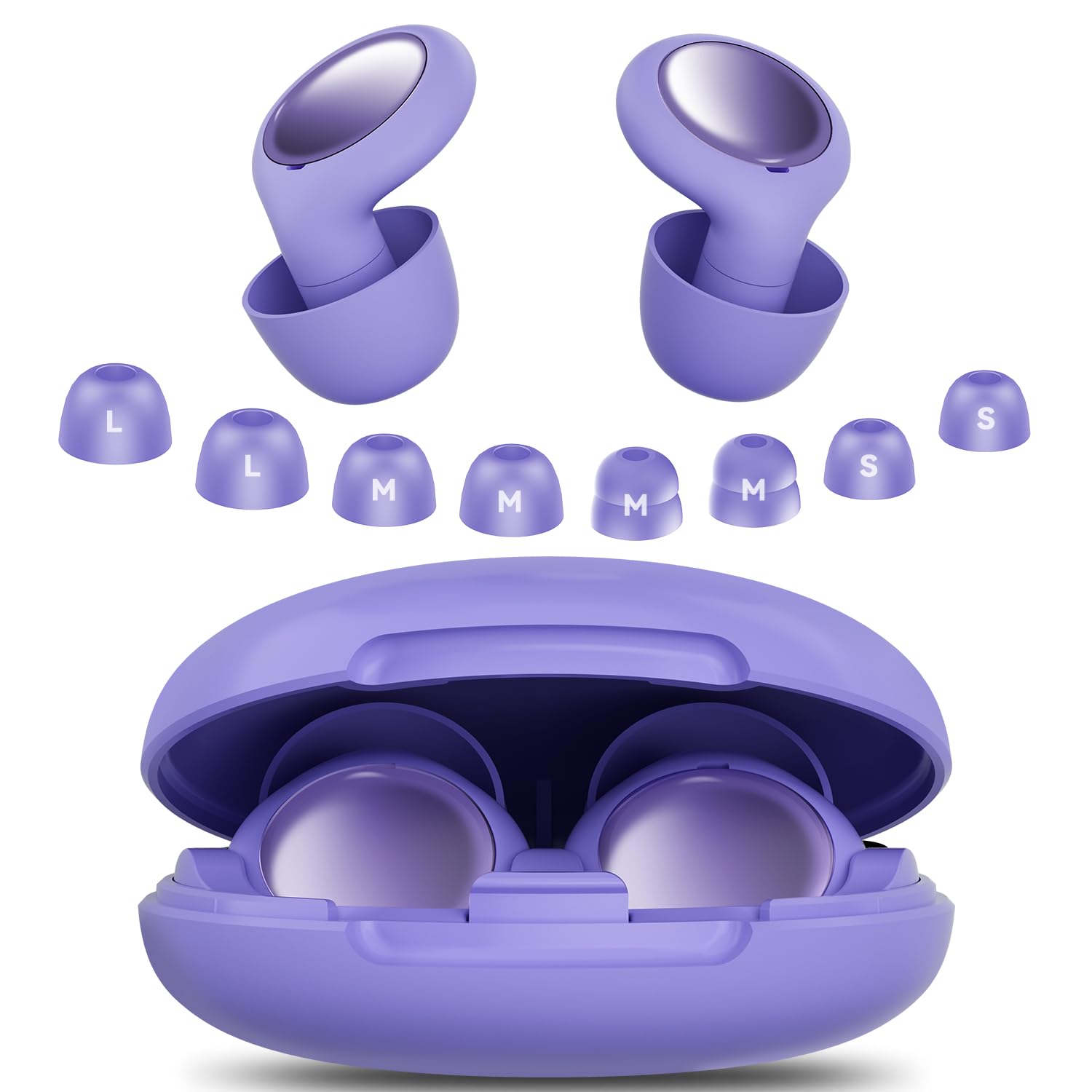 Ear Plugs for Sleep Noise Cancelling - 45dB, Customized Soft Earplugs for Concert, Reusabl...