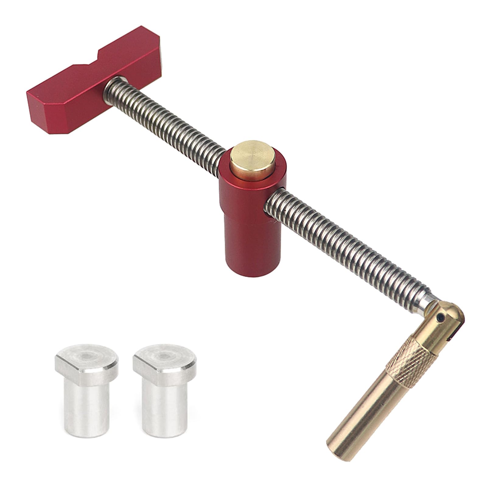 Kalttoy 19Mm Woodworking Benches Dog Brake Inserts Workbenches Fast Fixed Clip Clamps Aluminium Fixtures Vises Dog Hole Clamps Woodworking