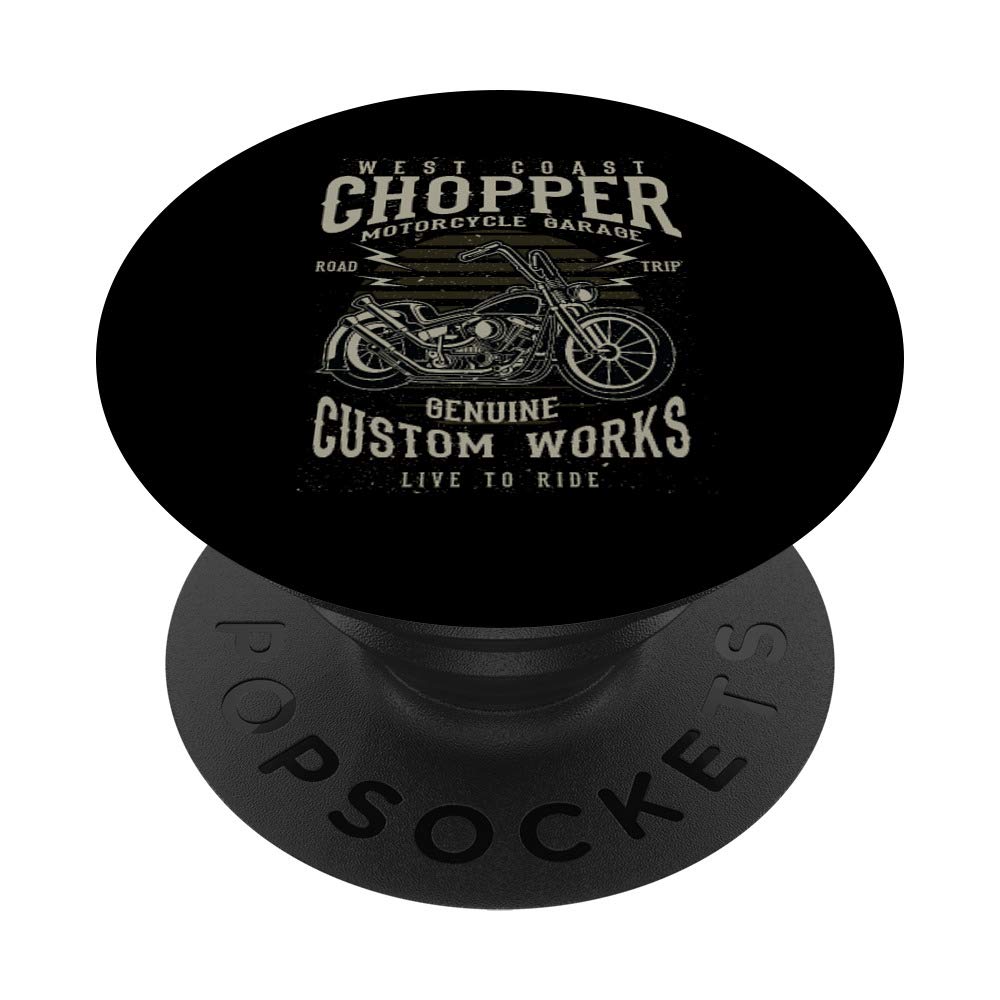 West Coast Chopper Motorcycle Garage PopSockets Swappable PopGrip