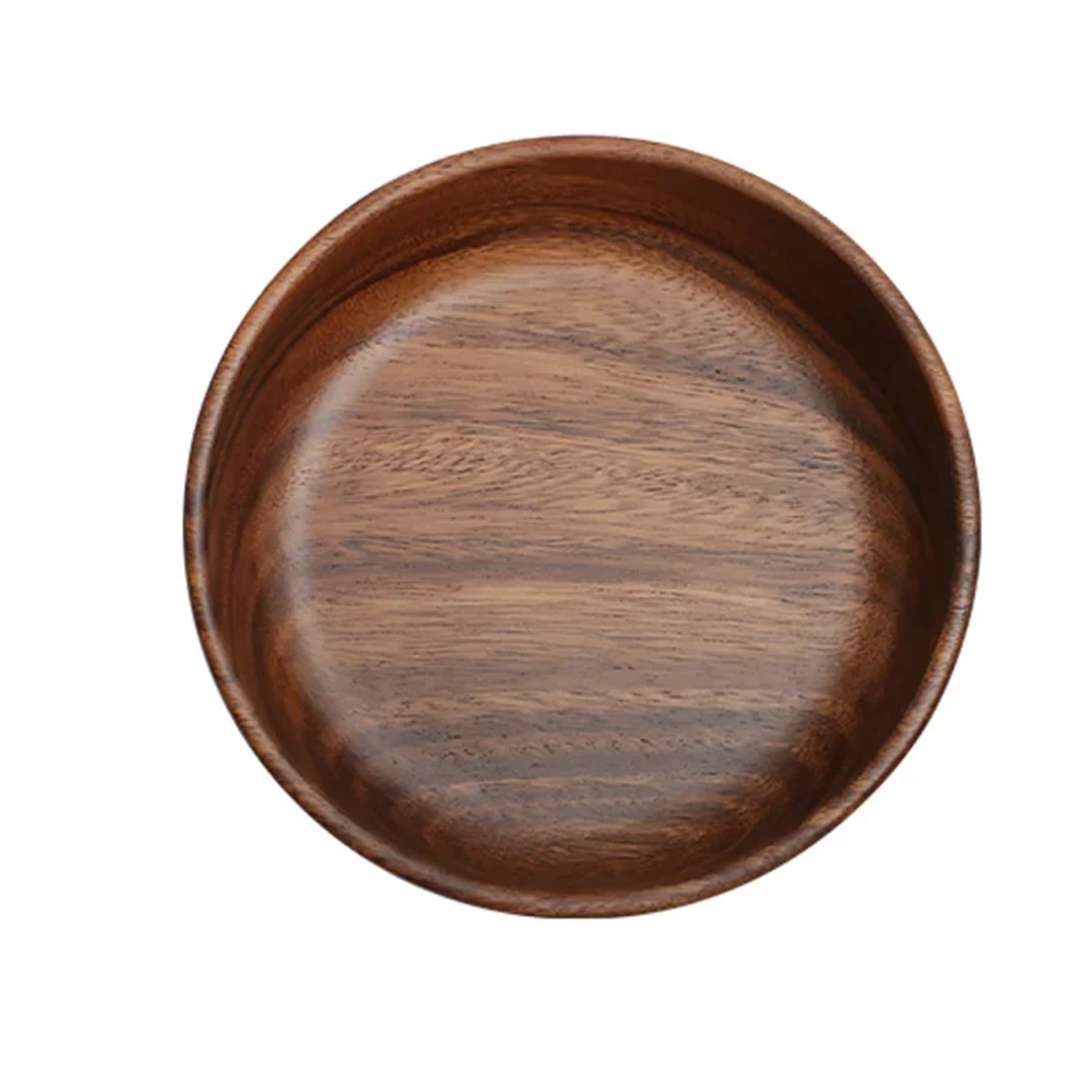 Ensaladera Cuenco de madera maciza, cuenco de barco de nogal, ensaladera de madera creativa, almacenamiento Vintage de frutas, utensilios de cocina for el hogar Para la cocina Ensaladas Postre Meriend