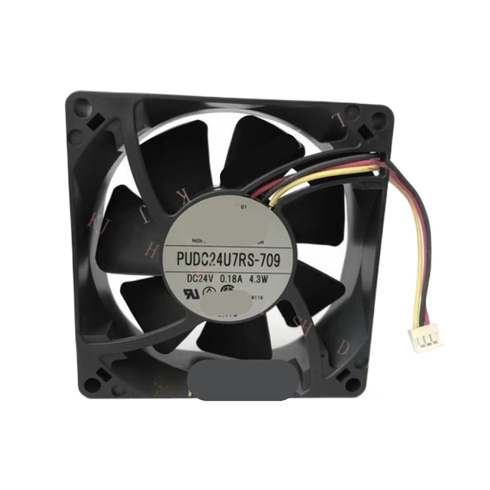LWJYIPETZQ PUDC24U7RS-709 DC24V 0.18A 4.3W Cooling Fan