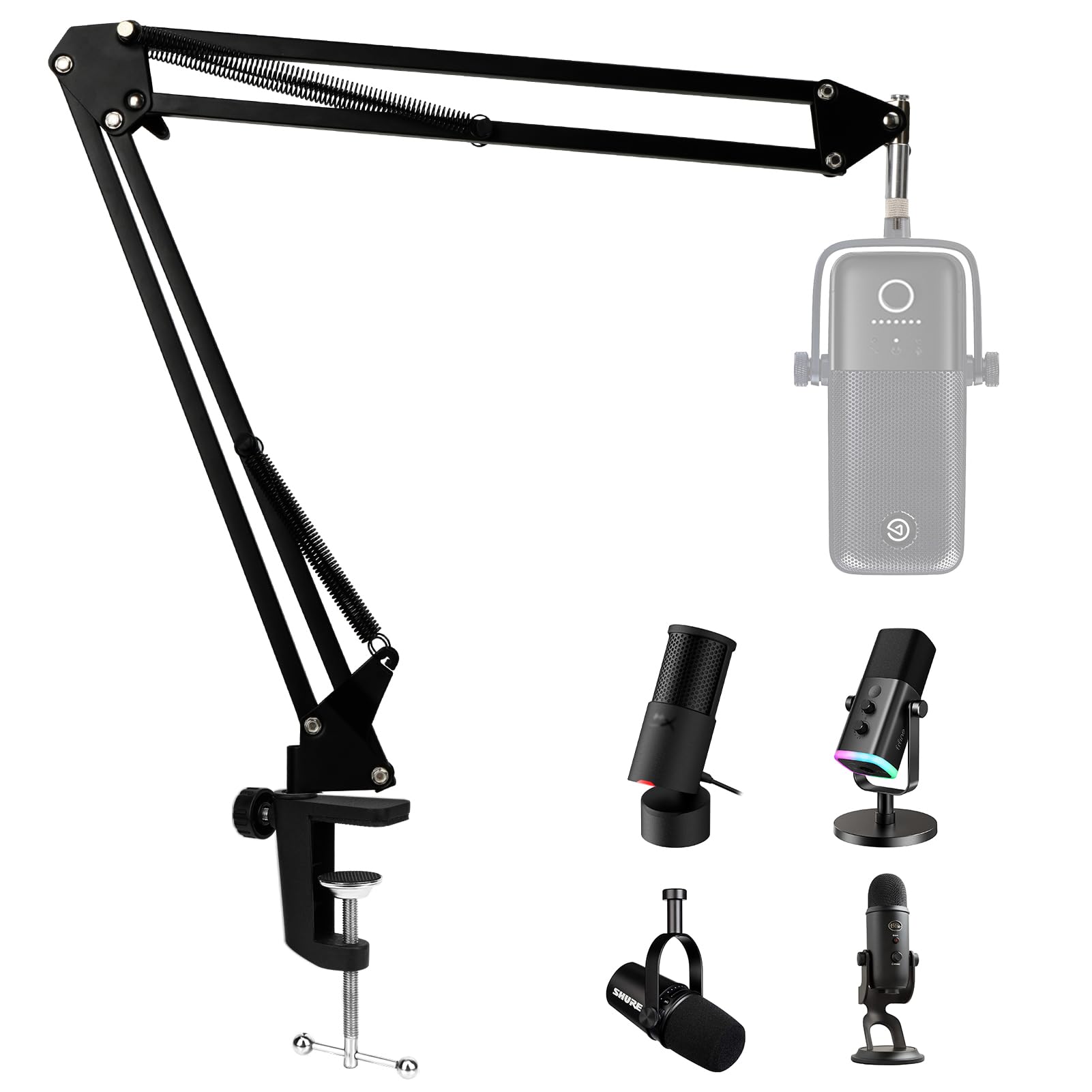 Amazon.com: SUNMON Boom Arm for Elgato Wave 3, Mic Stand Arm for